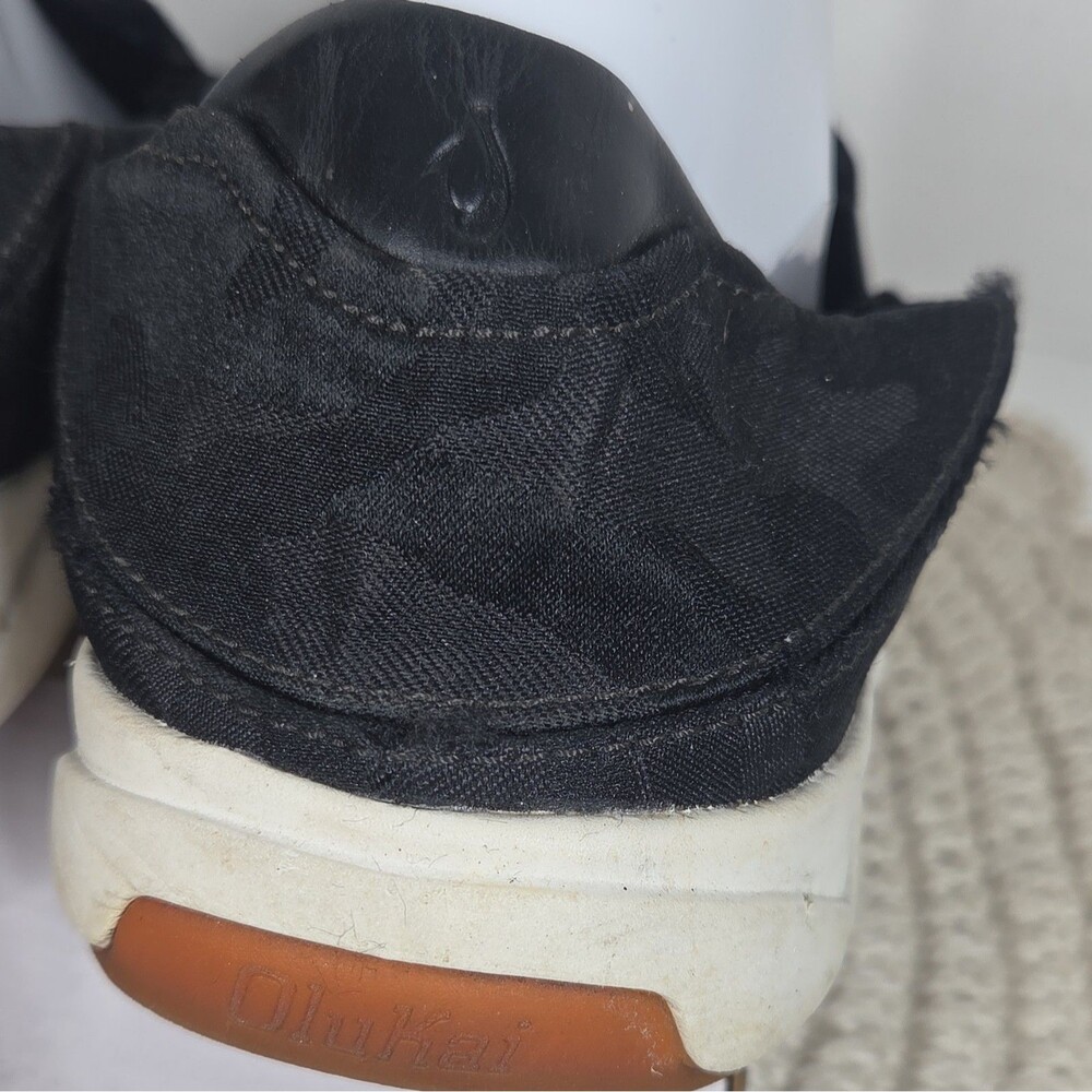MENS OluKai Lae'ahi Pa'i SlipOn Convertible Black Loafer Camo US 12 ALOHA HAWAII - Picture 11 of 13